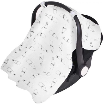 Захисна шторка в автолюльку Merrygoround Milk 110х70 см(15853123059800)