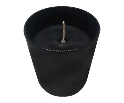 Свечка в черном стакане Промис-Плюс FEROMA CANDLE Black Style. Запах Coconut Island