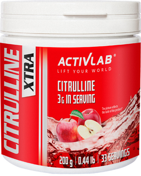 Aminokwas Cytrulina ActivLab Citrulline Xtra 200 g Jar Apple (5907368893099)