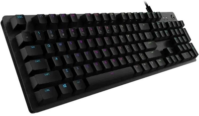 Klawiatura przewodowa Logitech G512 Carbon Lightsync RGB Mechaniczna USB Czarny (920-008946)