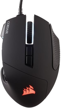 Mysz bezprzewodowa gamingowa CORSAIR Scimitar RGB Elite USB Czarna (CH-9304211-EU)