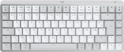 Klawiatura bezprzewodowa Logitech MX Keys Mini For Mac Wireless Illuminated Pale Grey (920-010799)
