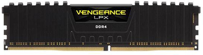 Оперативна пам'ять Corsair DDR4-2400 8192MB PC4-19200 Vengeance LPX Black (CMK8GX4M1A2400C16)