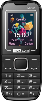 Telefon komórkowy Maxcom MM135 Czarno-Niebieski (bez ładowarki)