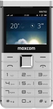 Мобільний телефон Maxcom MM760 White