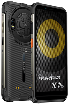 Мобільний телефон Ulefone Power Armor 16 Pro 4/64GB Black (UF-PA16P/BK)