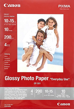Фотопапір Canon Glossy GP-501 10x15 см 200 g/m2 10 аркушів (0775B005)
