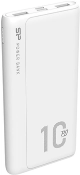 Powerbank Silicon Power QP15 10000 mAh White (SP10KMAPBKQP150W)