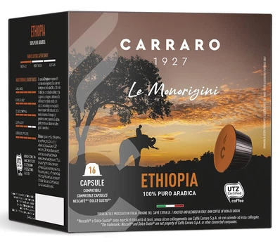 Кофе в капсуле Carraro Ethiopia, 16 капсул Dolce Gusto
