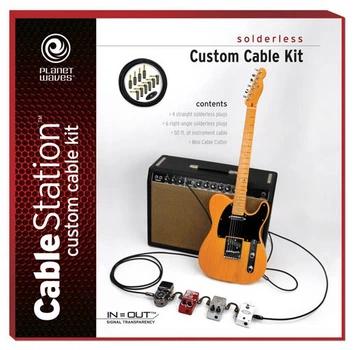 Набор "Cable Station™ Instrument Cable Kit" PLANET WAVES PW-GPKIT-50 DIY Solderless Instrument Cable Kit