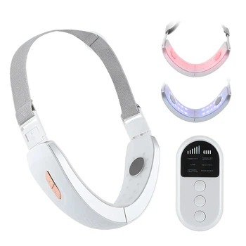 Микротоковый массажер для подбородка Swan DS-FM0005 массажеры для подтяжки второго подбородка 6 режимов 6 уровней интенсивности с пультом управления белый