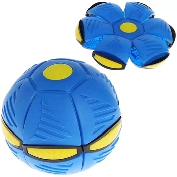Літаючий м'яч-трансформер Funny Flat BALL Disc P3 LED м'яч-диск для Фрісбі Blue
