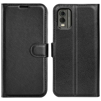 Класичний чохол-книжка Deexe Book Type для Nokia C32 - Black