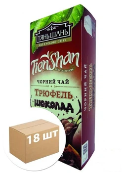Чай черный (Трюфель-шоколад) пачка ТМ "Тянь-Шань" 20 пирамидок упаковка 12шт (88696)