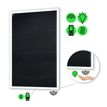 LED-зеркало 70x80см, с ИК включателем и подогревом с механическим управлением, модель Simphony (Simphony224)