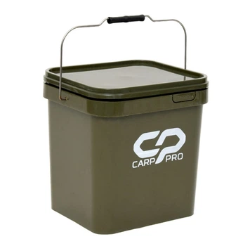 Відро прямокутне Carp Pro с крышкой 17л арт CPSB17L