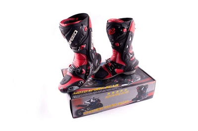 Ботинки PROBIKER (mod:1003, size:40, красные) (O-1410)