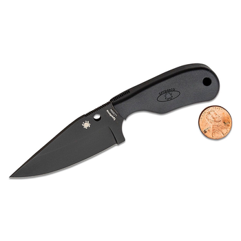 Нож с фиксированным клинком Spyderco Subway Bowie Black Blade FB48PBBK