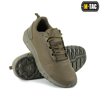 Чоловічі літні тактичні кросівки M-Tac розмір 36 (23,5 см) Олива (Зелений) (Summer Pro Dark Olive)