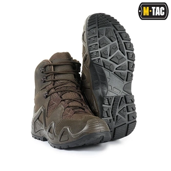 Водонепроникні черевики (берцы) 43 розмір (27,8 см) тактичні (військові) треккинговые демісезонні Alligator Brown (Коричнвые) M-tac для ВСУ