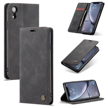 Чохол книжка з магнітом iPhone XR CaseMe Black (30853-2B)