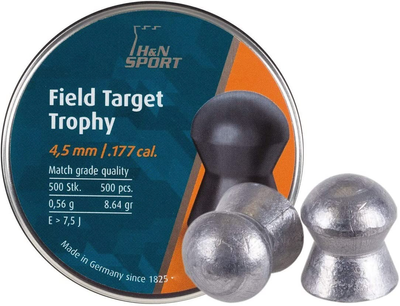 Куля H&N Field Target Trophy 4.52мм, 0.56 м, 500шт