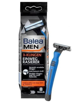 Станки для гоління чоловічі Balea Men 3 леза 8шт