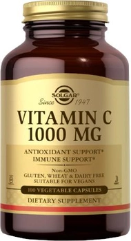 Вітамін C Solgar Vitamina C 1000 мг 100 к (033984032804)