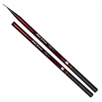 Телескопічна вудка Stenson SF24106 "Short", безкільцева, 6.3 м, складена — 63 см