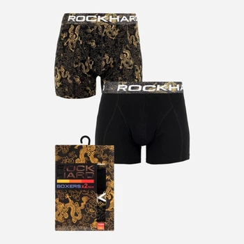 Набор трусов шорты мужской Rockhard 189023 7050-0682*10 S 2 шт Черный (2200005003411)