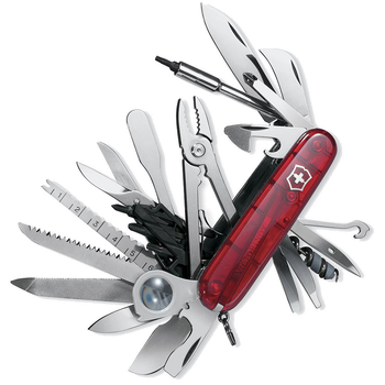 Нож Victorinox Swisschamp XLT Transparent Red (1049-Vx16795.XLT)