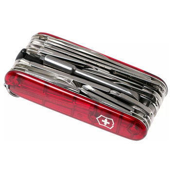 Нож Victorinox Swisschamp XLT Transparent Red (1049-Vx16795.XLT)