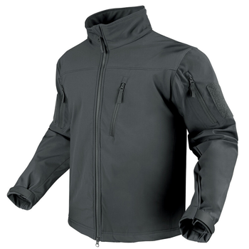 Тактичний софтшелл без капюшона Condor PHANTOM Soft Shell Jacket 606 Medium, Graphite (Сірий)