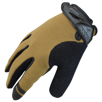 Тактичні сенсорні рукавички тачскрін Condor Shooter Glove 228 XX-Large, Тан (Tan)