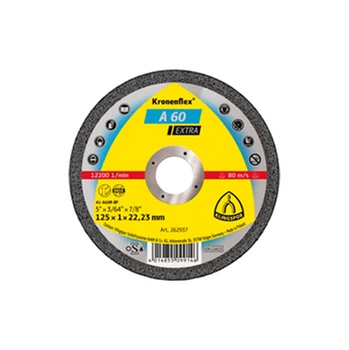 Отрезной круг Klingspor A60 Extra Kronenflex 125 x 1.0 x 22.23