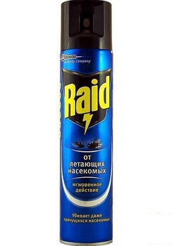 Аэрозоль от летающих насекомых ТМ "RAID" 300мл (25343)