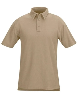 Хлопковое тактическое поло Propper 100% Cotton Short Sleeve Lightweight Polos F5323 Medium, Тан (Tan)