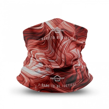 Многофункциональный шарф баф Pentagon Skiron Neck Gaiter Liquid K14013-LI Червоний