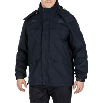Куртка демісезонна Tactical 3-in-1 Parka 2.0 Tall 5.11 Tactical Dark Navy 2XL (Темно-синій) Тактична