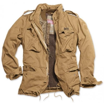 Куртка з підкладкою, що знімається Surplus Regiment M65 Jacket Surplus Raw Vintage Beige XL (Бежевий) Тактична