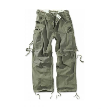 Штани SURPLUS VINTAGE FATIGUES TROUSERS Surplus Raw Vintage Washed olive, XL (Оливка)