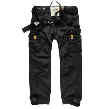 Штани SURPLUS PREMIUM VINTAGE TROUSERS Surplus Raw Vintage Black, 5XL (Чорний)