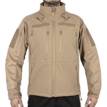 Куртка демісезонна Softshell Sturm Mil-Tec Coyote XL (Койот)