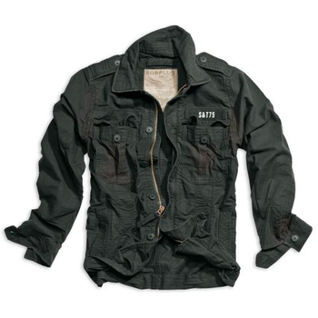 Куртка Surplus Heritage Vintage Jacket Surplus Raw Vintage Black 5XL (Чорний)