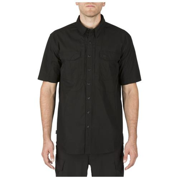 Сорочка с коротким рукавом 5.11 Stryke Shirt - Short Sleeve 5.11 Tactical Black, XL (Черный) Тактическая