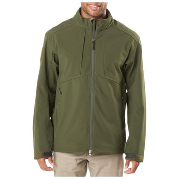 Куртка для штормовой погоды Sierra Softshell 5.11 Tactical Moss M (Мох)