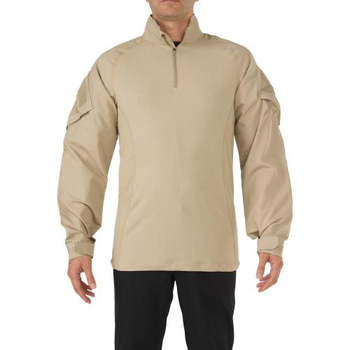 Сорочка под бронежилет 5.11 Tactical Rapid Assault Shirt 5.11 Tactical TDU Khaki, S (Хаки) Тактическая