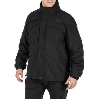 Куртка демисезонная Tactical 3-in-1 Parka 2.0 Tall 5.11 Tactical Black XL (Черный) Тактическая