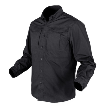 Полевая тактическая рубашка Condor TAC-PRO SHIRT 101132 Large, Чорний