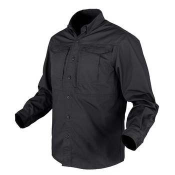 Полевая тактическая рубашка Condor TAC-PRO SHIRT 101132 Medium, Чорний